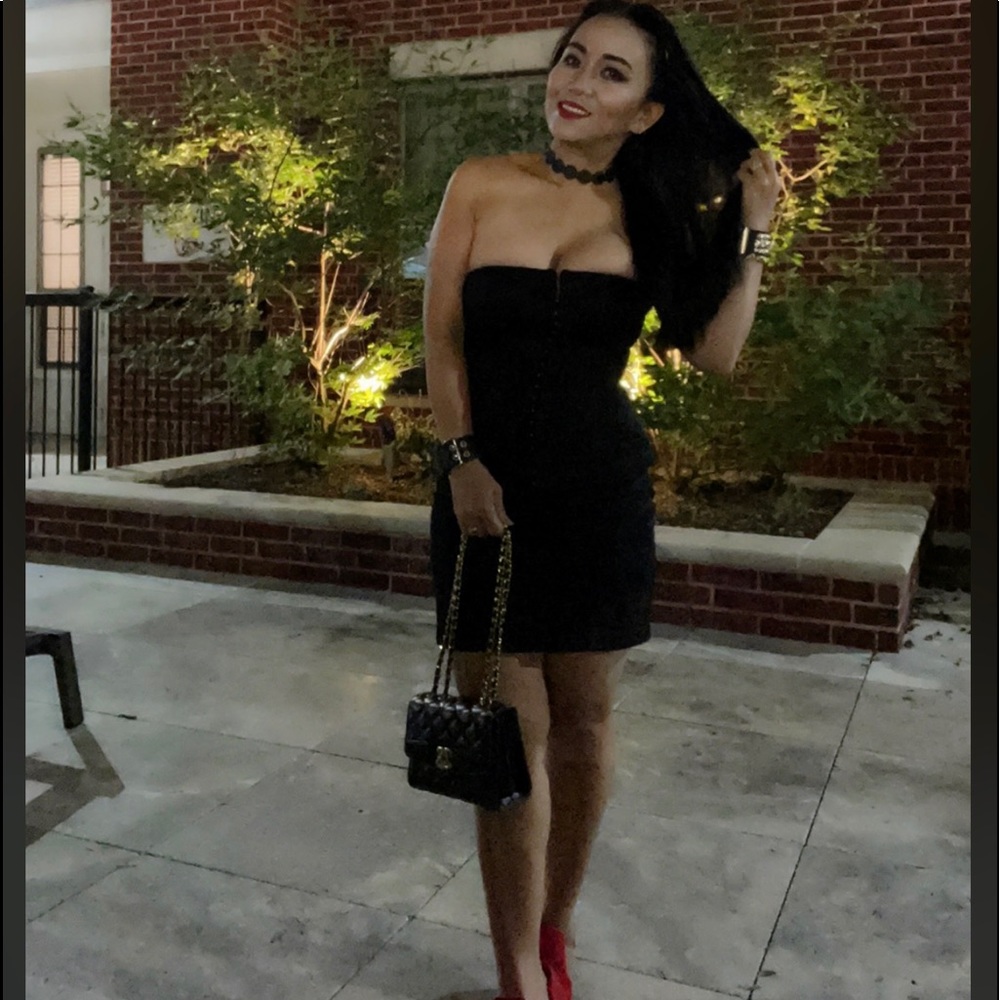 Preloved bebe black dress